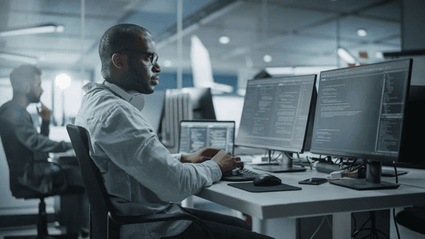 Developers working